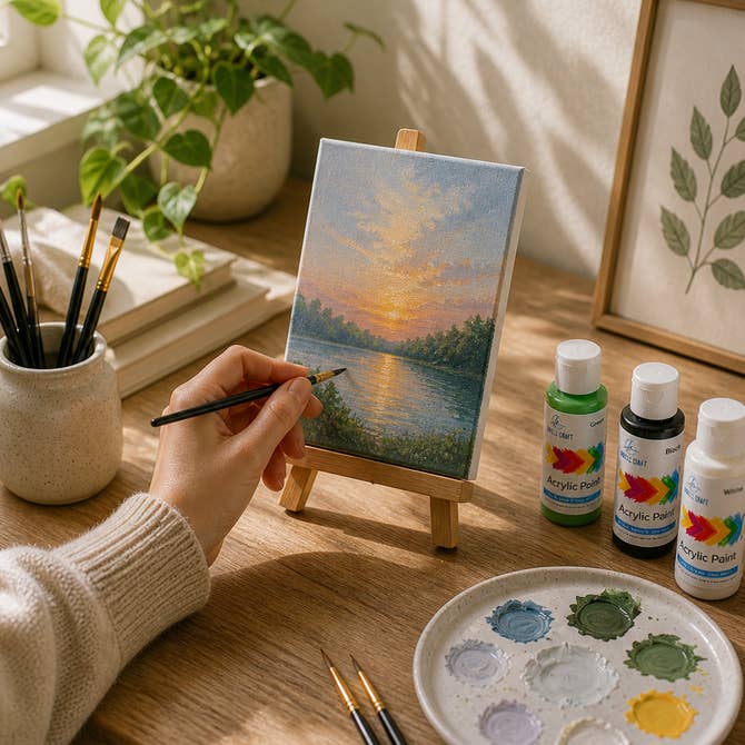 Ready-to-Paint Pre-Primed Stretched Canvases
