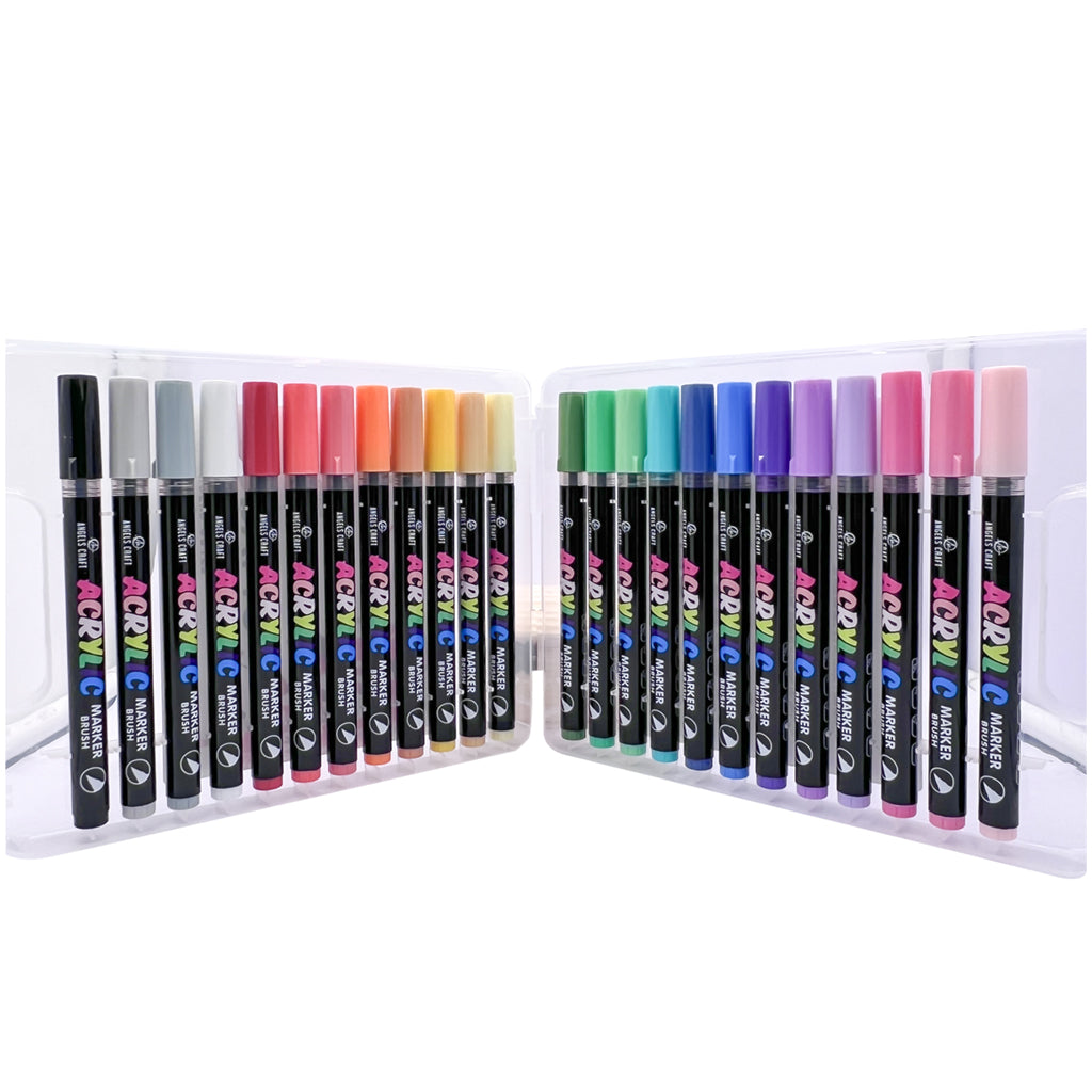 Angels Craft 24 Color Acrylic Markers