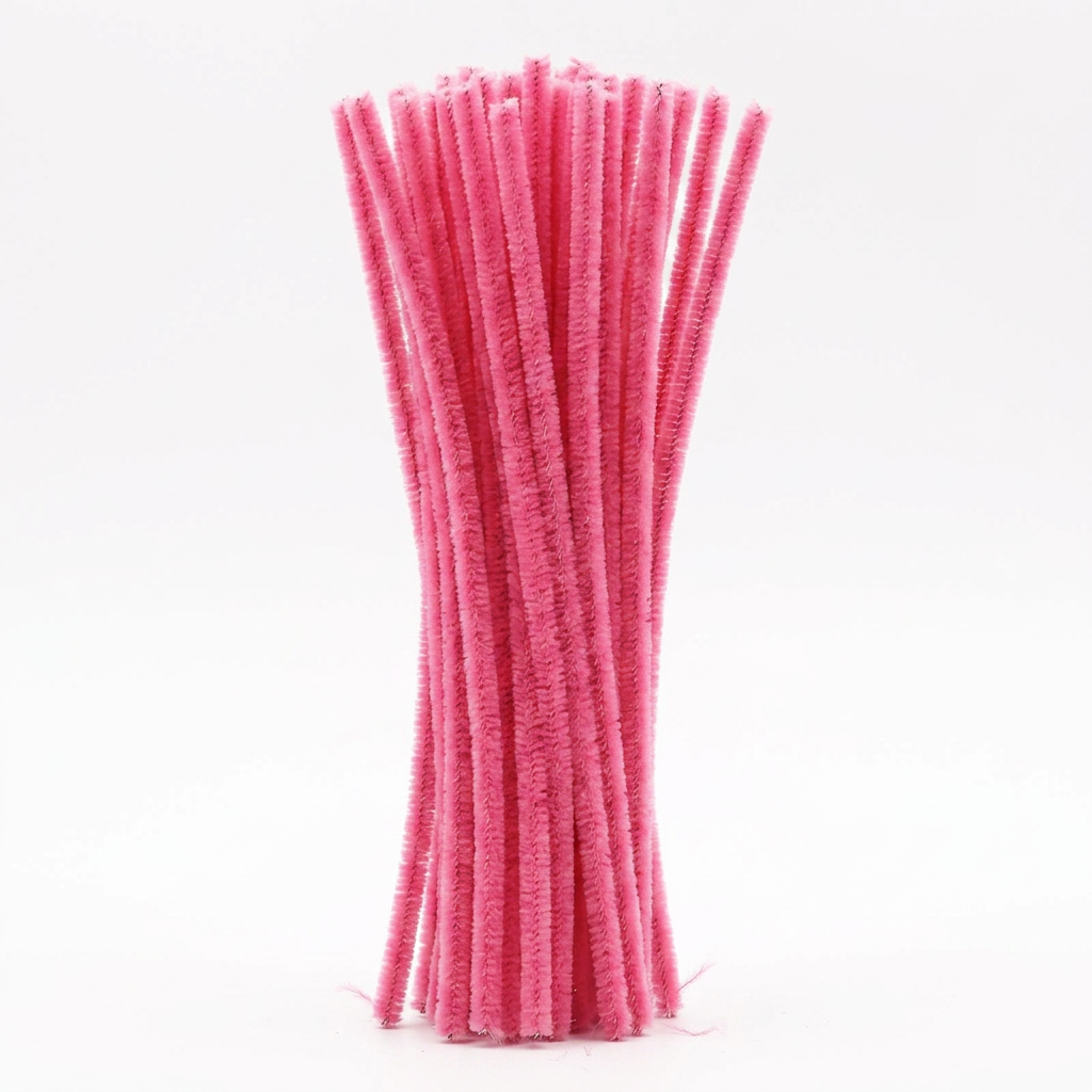 Premium Chenille Stems (25-Pack) – Flexible 12-Inch Pipe Cleaners