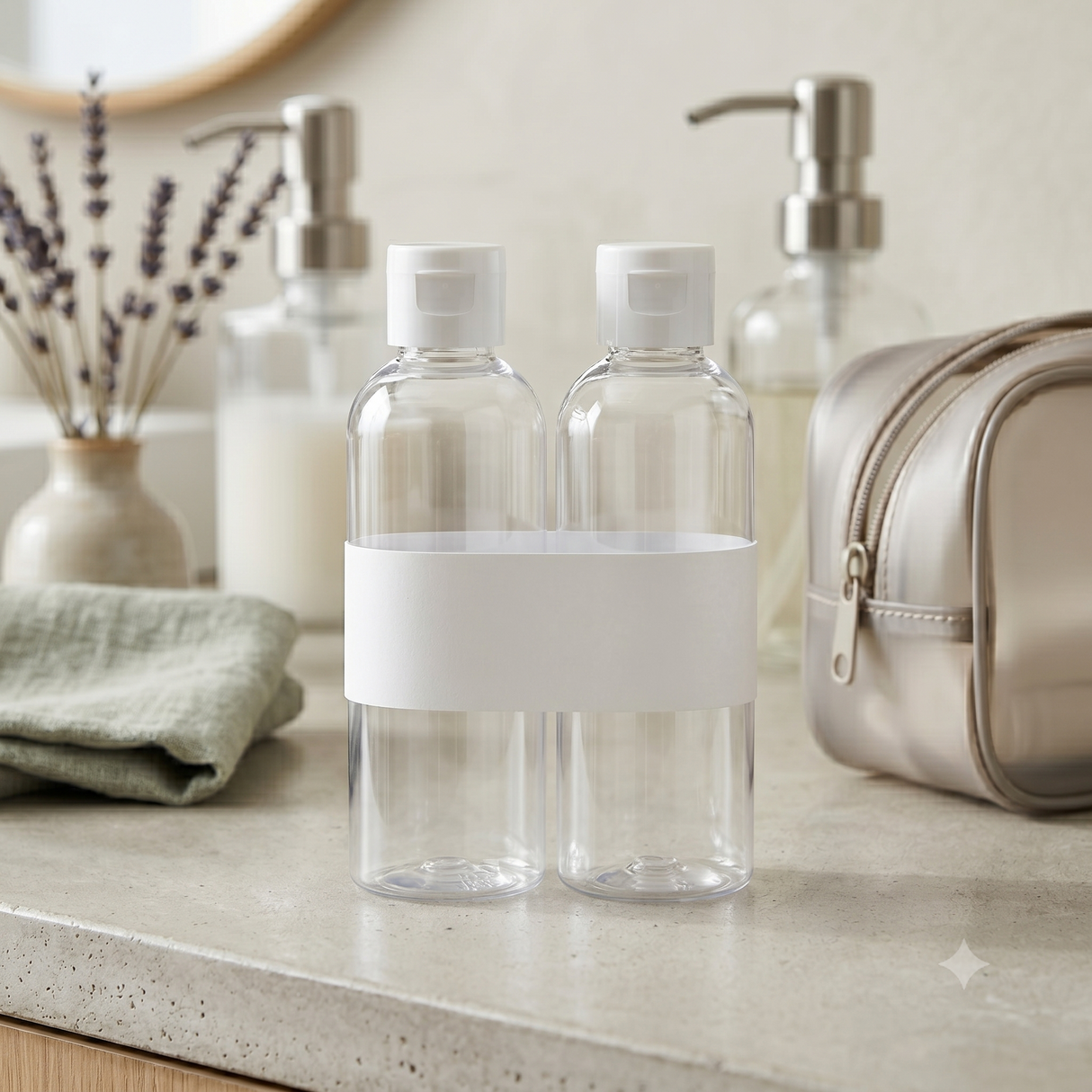 2-Pack Clear Craft & Project Squeeze Bottles (100ml)