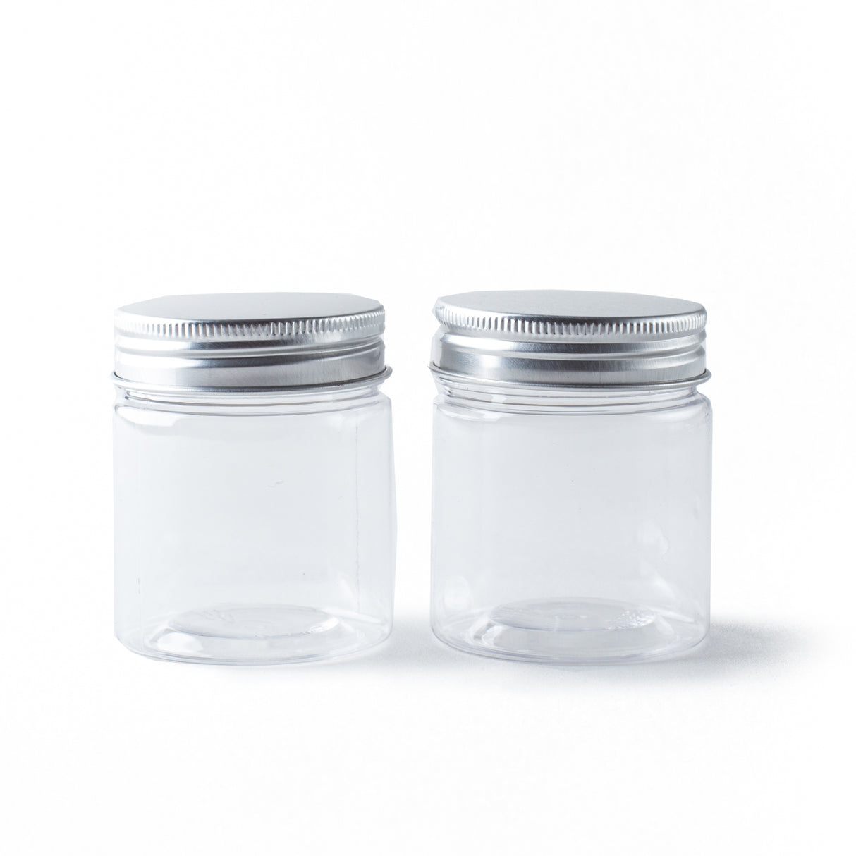 Master the Mess: Clear Plastic Craft Storage Jars (2-Pack)