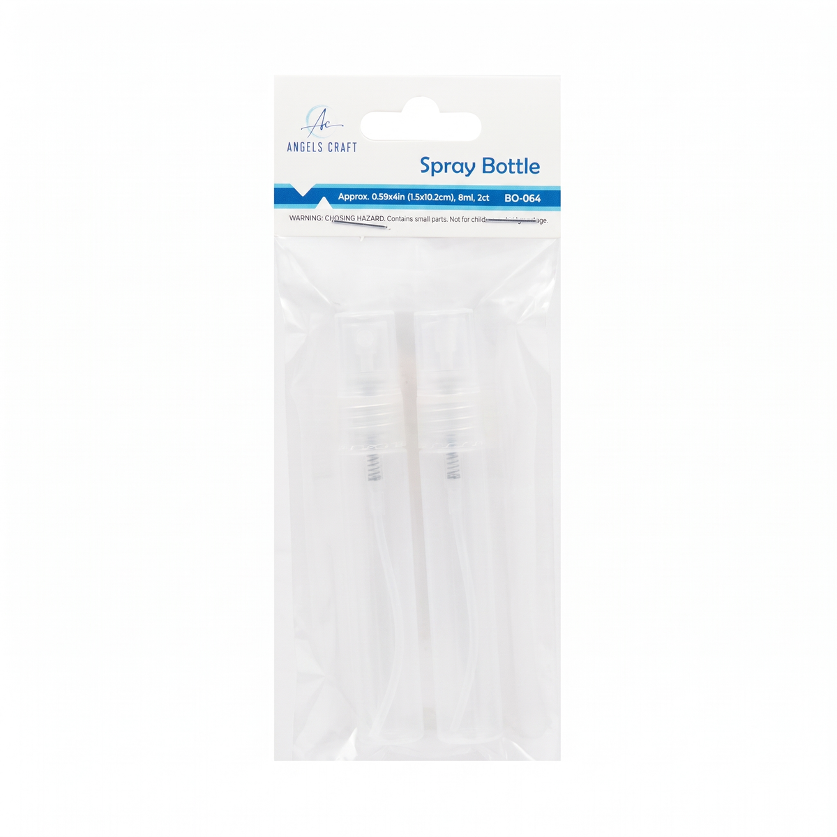 2-Pack Mini Mist Spray Bottles (8ml)