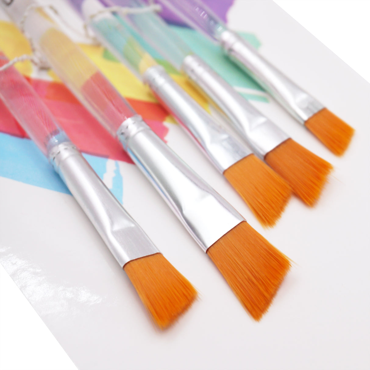 Angels Craft 5-Piece Paint Brush Set, Angle Tip