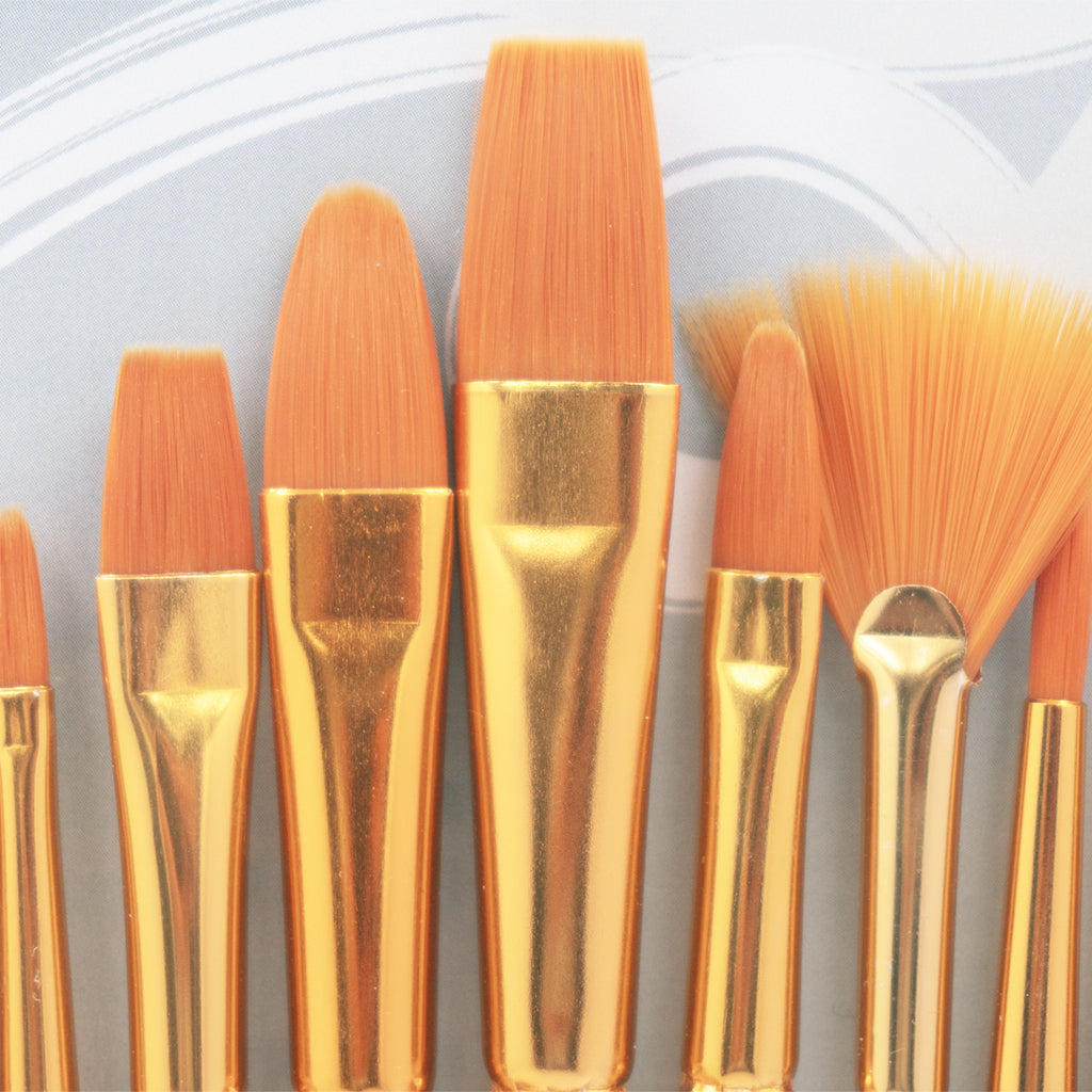 Angels Craft 10-Piece Paint Brush Set
