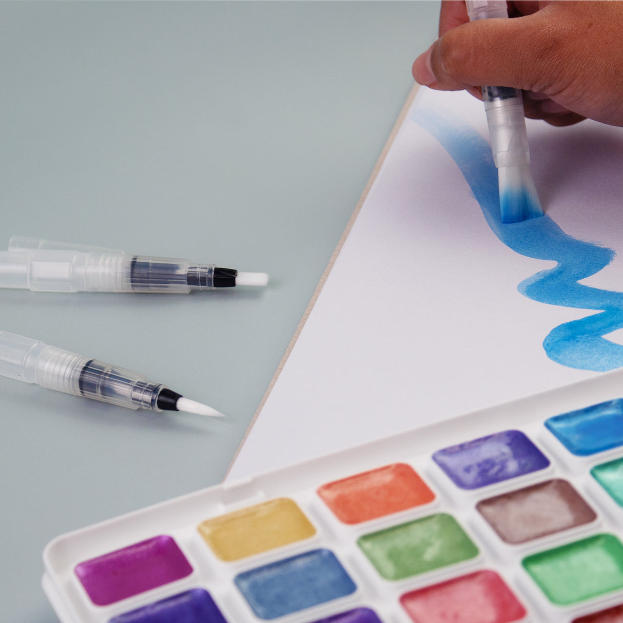 Angels Craft 3-Count Watercolor Brush Set Kit