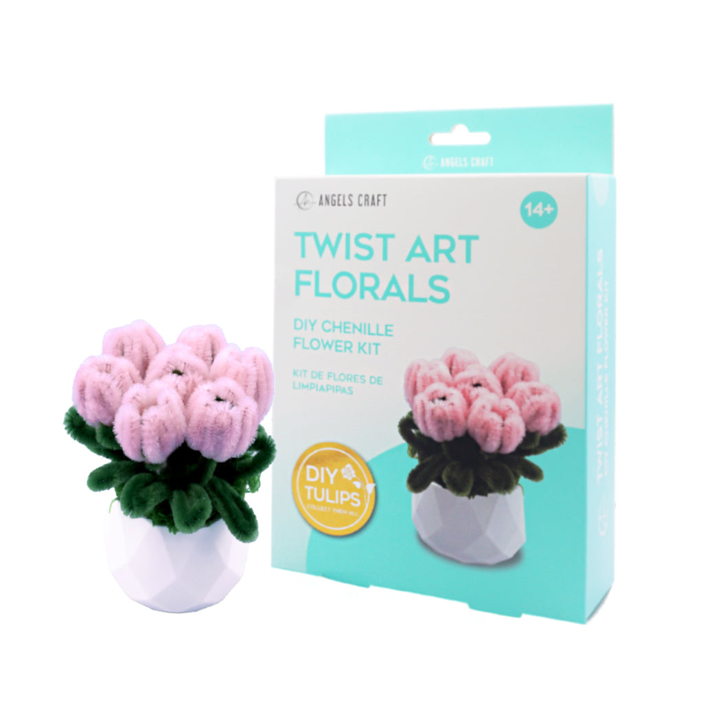 Angels Craft Twist Art Florals - DIY Chenille Tulip Kit