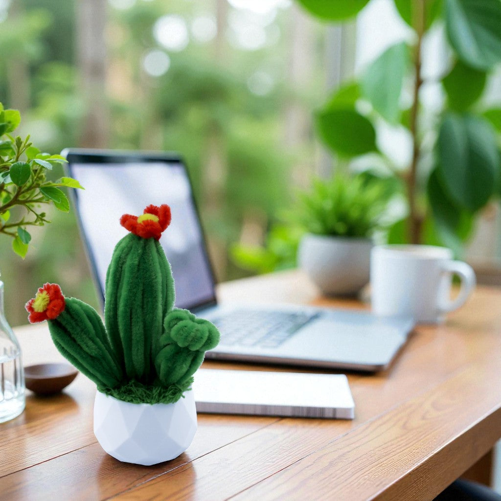 Bring a Touch of the Desert Home: DIY Chenille Cactus Twist Art Kit