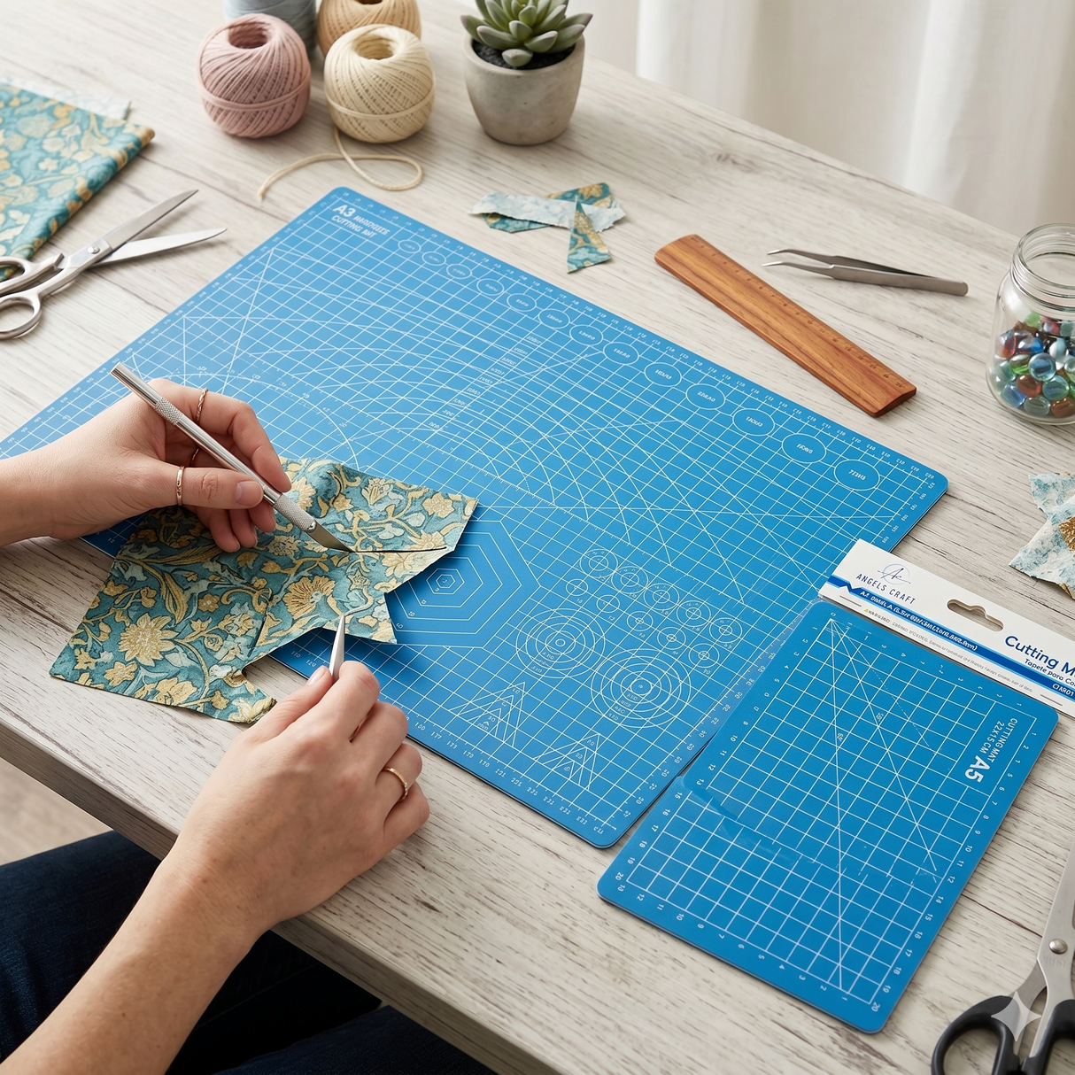 Bring Precision to Your Workspace with Premium Blue Self-Healing Cutting Mats