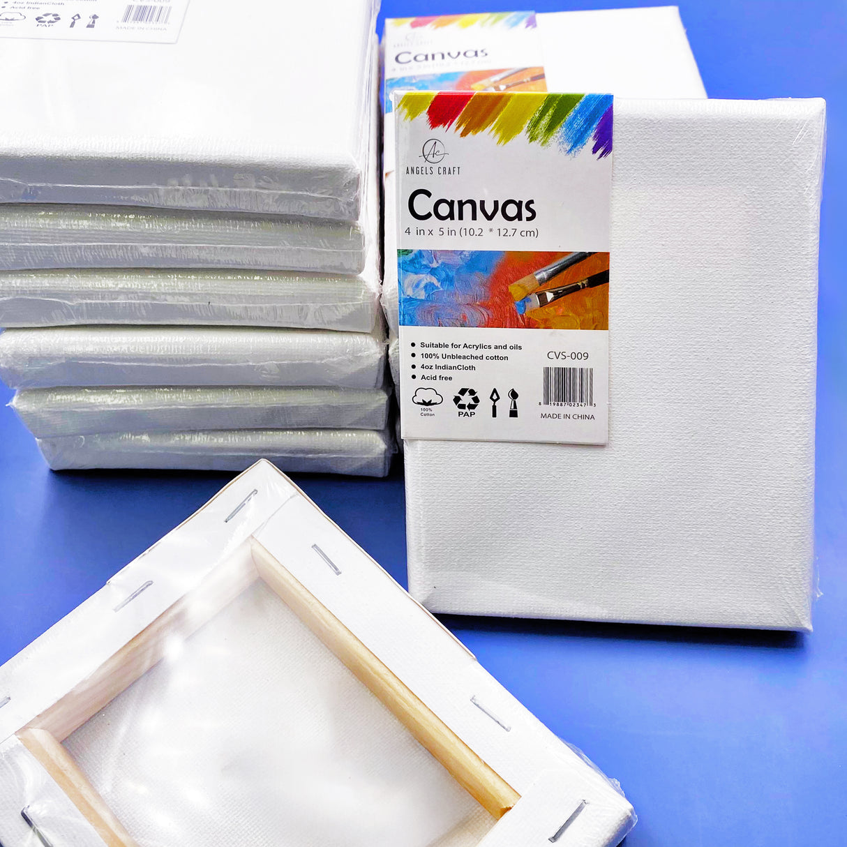 Angels Craft 4" x 5" Mini Stretched Canvas