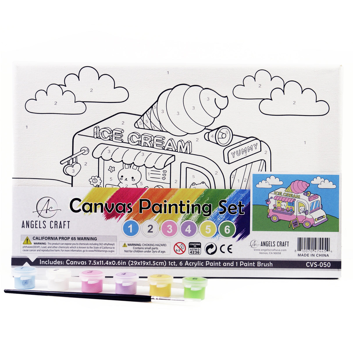 Angels Craft Paint by Number Canvas Set - Purrfect Scoops