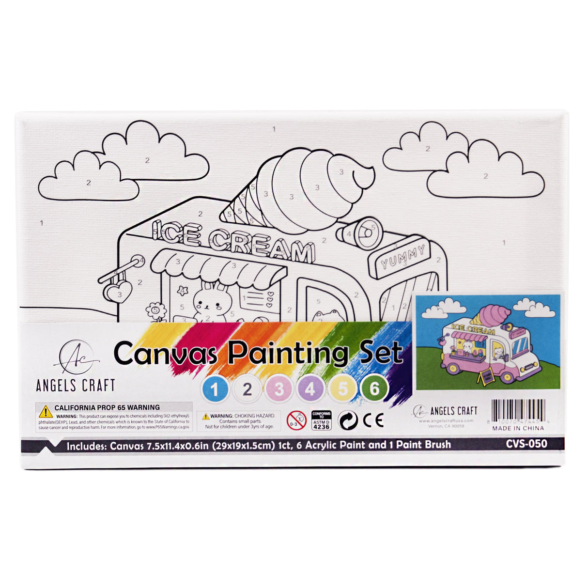Angels Craft Paint by Number Canvas Set - Purrfect Scoops