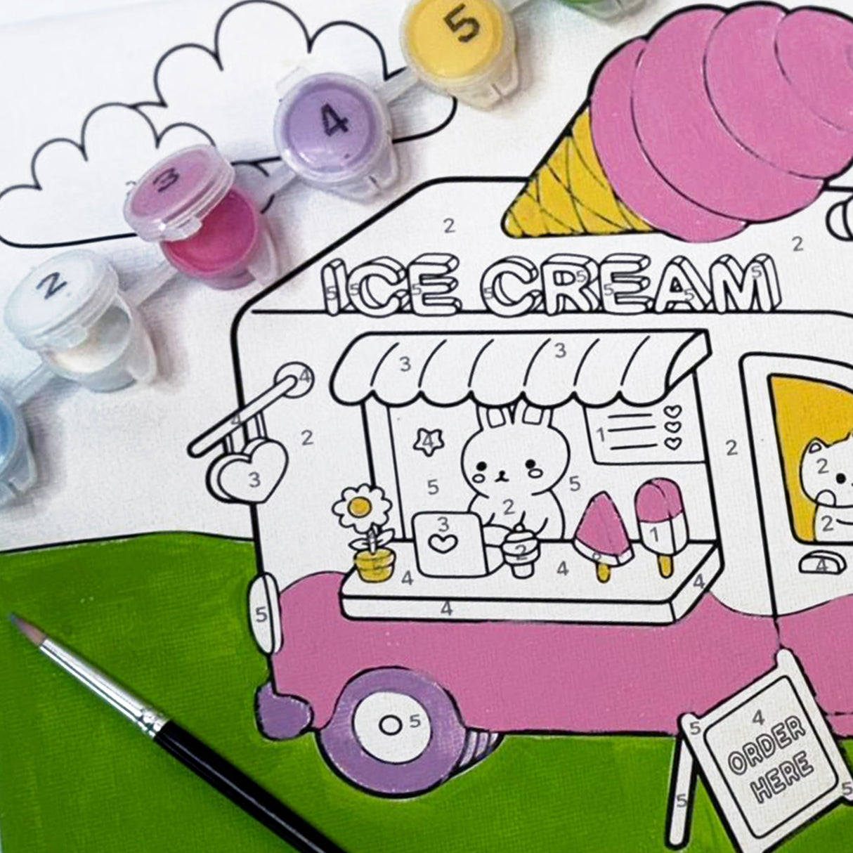 Angels Craft Paint by Number Canvas Set - Purrfect Scoops