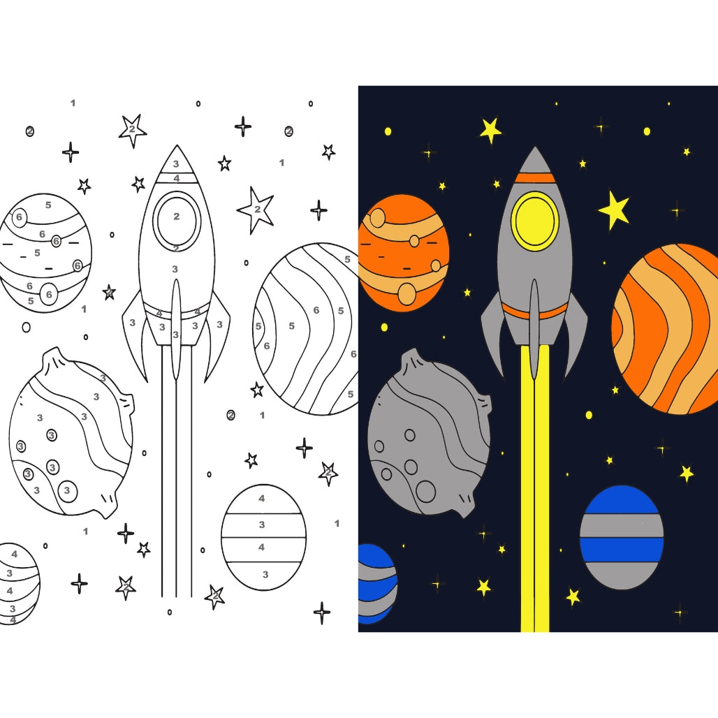 Angels Craft Paint by Number Canvas Set - Rocket Rascals