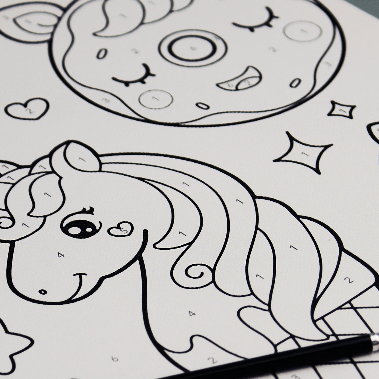 Angels Craft Paint by Number Canvas Set - Kawaii Treats