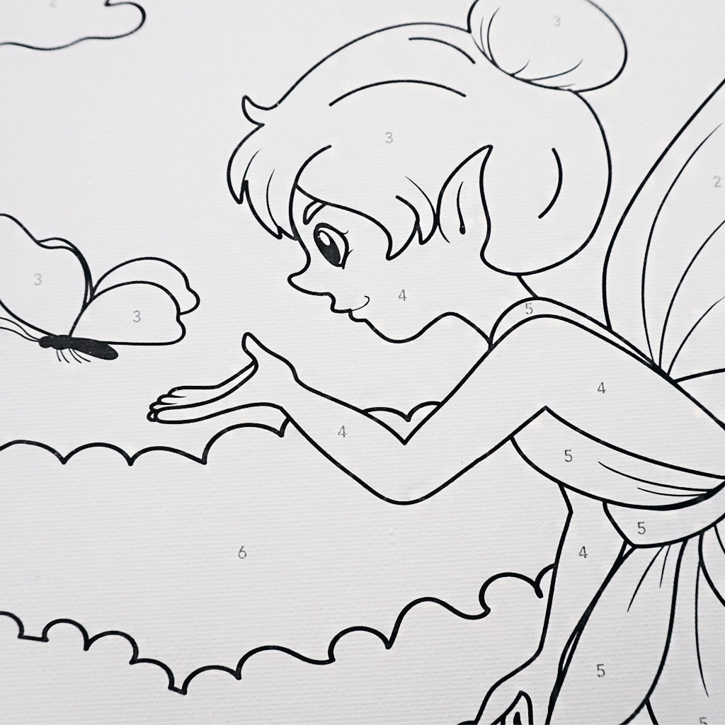 Angels Craft Paint by Number Canvas Set - Secret Fairy Garden