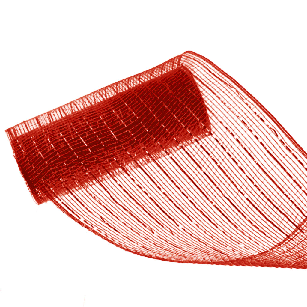 Decorative Deco Mesh Ribbon Roll (6 in x 3.3 ft) for Wreaths, Gift Wrapping & DIY Crafts