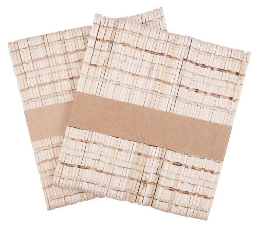4.5" Interlocking Notched Craft Sticks (50-Count Pack)