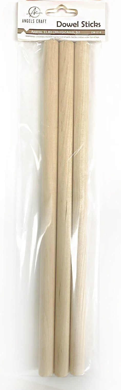Natural Wood Dowel Sticks