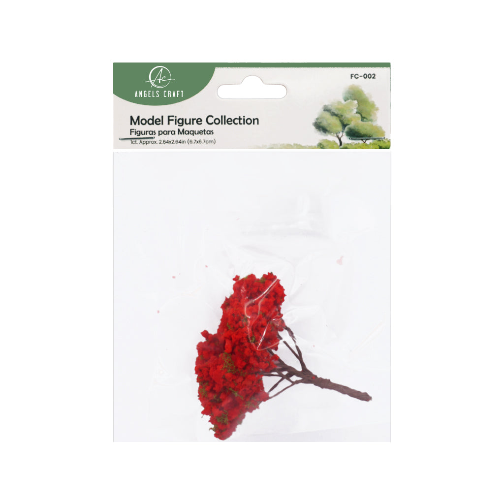 Miniature Blossom Tree Model – Vibrant Landscape & Diorama Decor