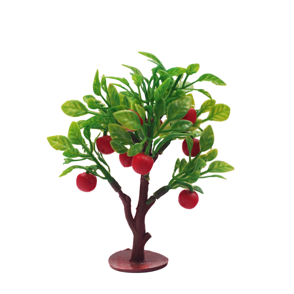 Miniature Fruit Tree Model – Vibrant Diorama Decor