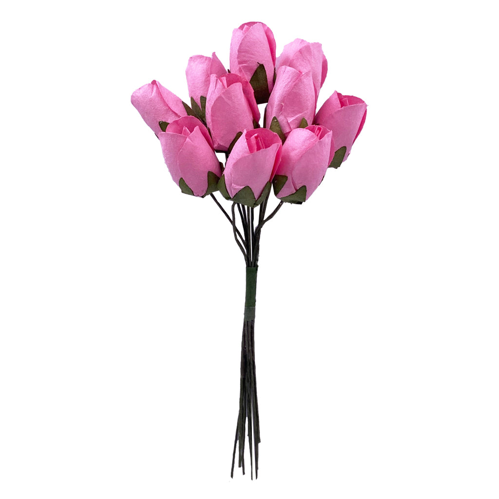 Brighten Your Space with Artificial Button Flowers (10-Count Pack)