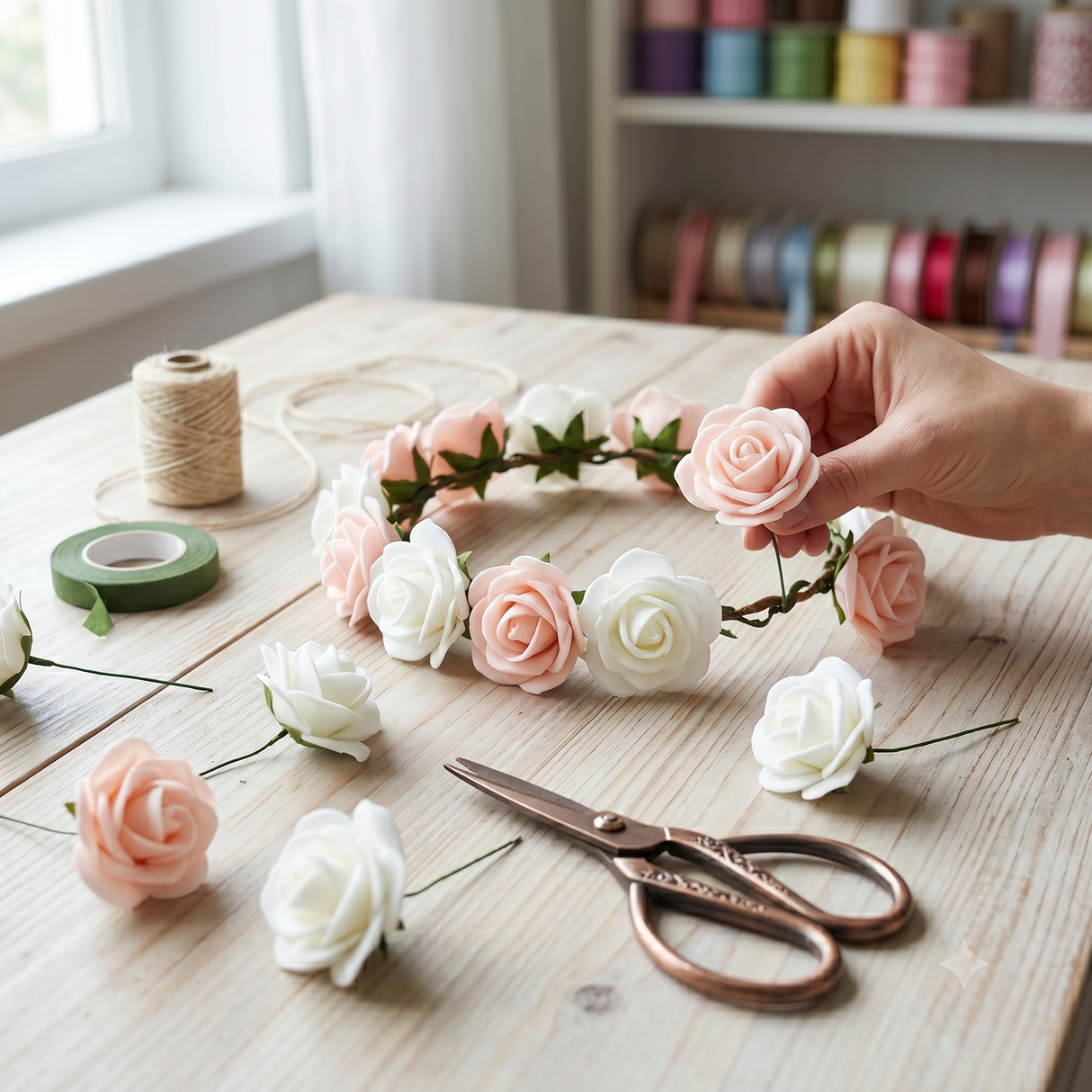 Premium Mini Foam Roses - 9-ct with 1.57"