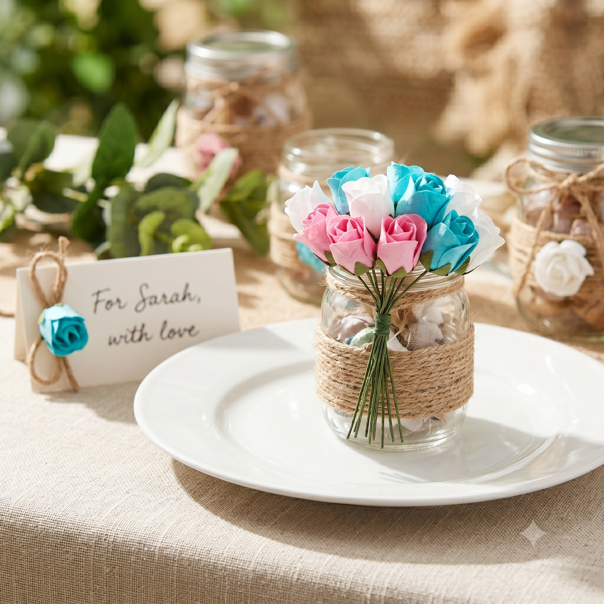 Brighten Your Space with Artificial Button Flowers (10-Count Pack)