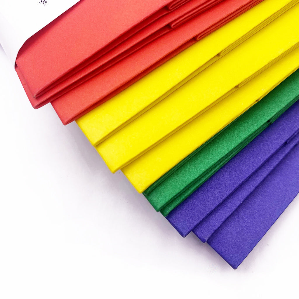 Angels Craft 12 Pack Kraft Bag 8" x 5" - Assorted Colors