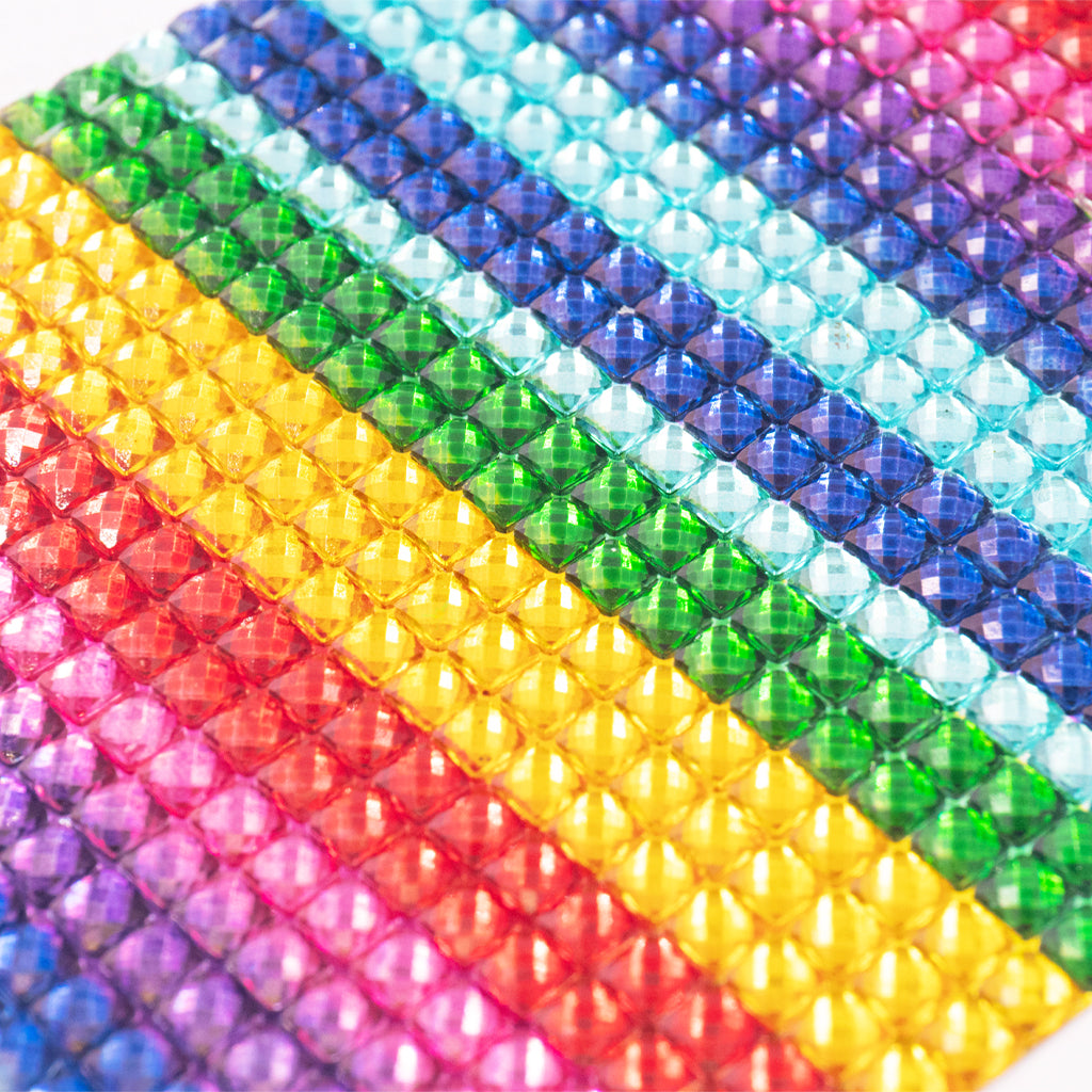 Angels Craft Stone Sticker Sheet - Rainbow