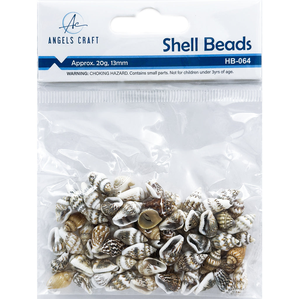 Natural Conch Shell Craft Beads (Approx. 0.04 oz)