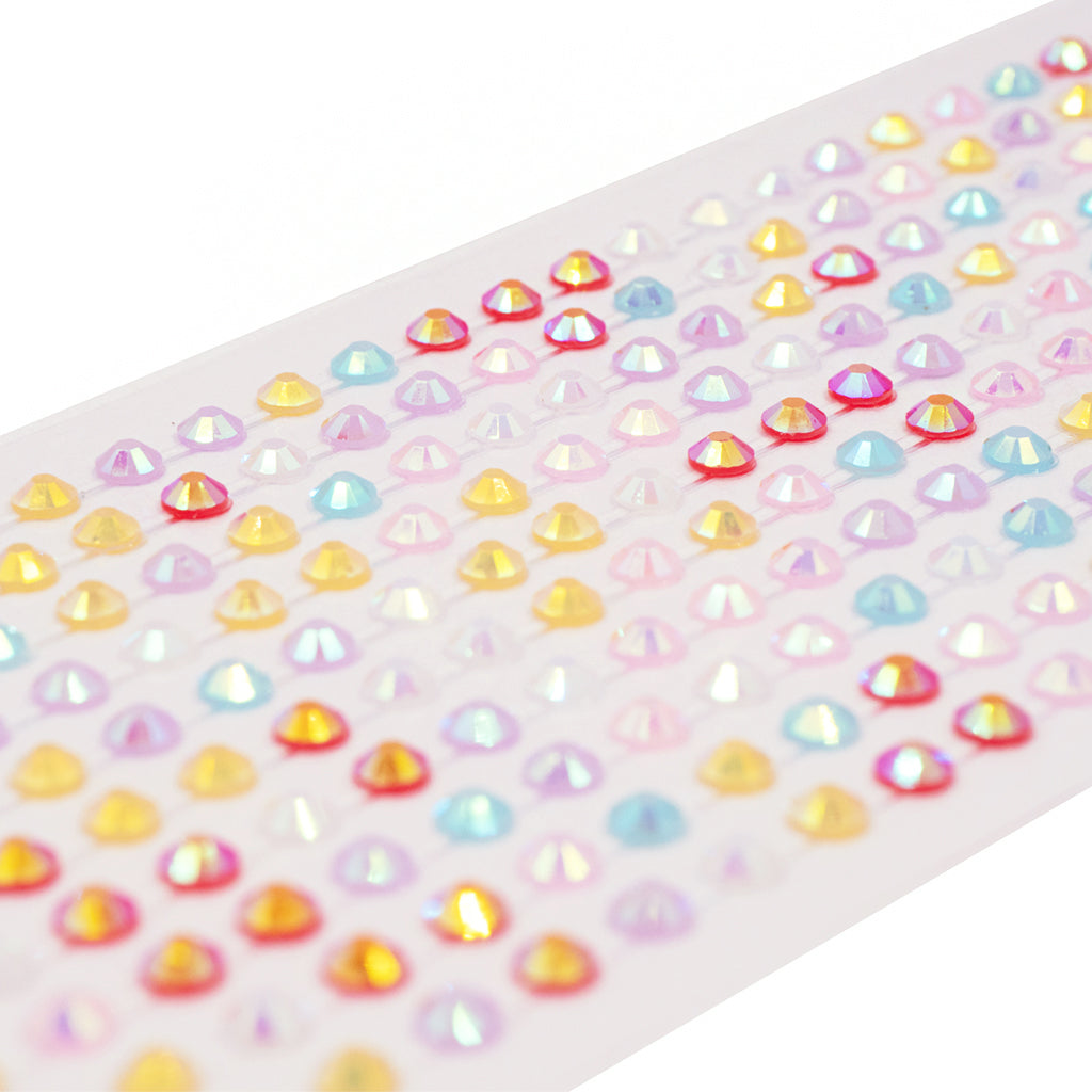 Stone Sticker Sheet Stickers: Pastel Stone Shapes (440 Stones Total)