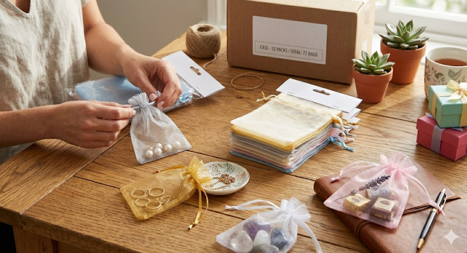 Elevate Every Gifting Moment: Premium Organza Favour Bags