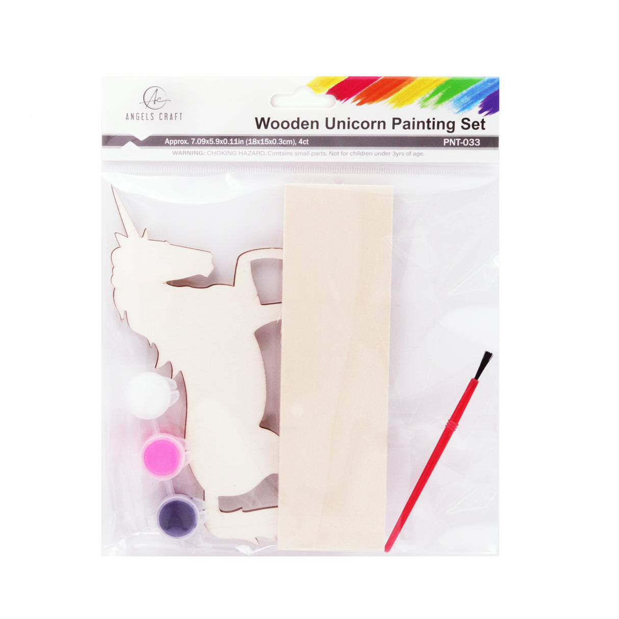 Angels Craft DIY Wooden Unicorn Art Kit