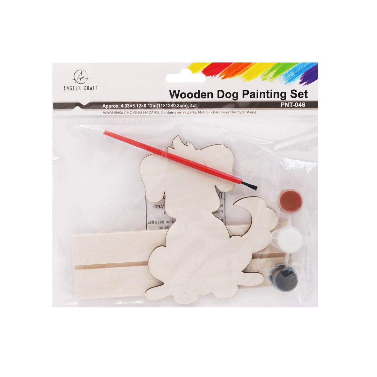 Angels Craft DIY Wooden Puppy Art Kit