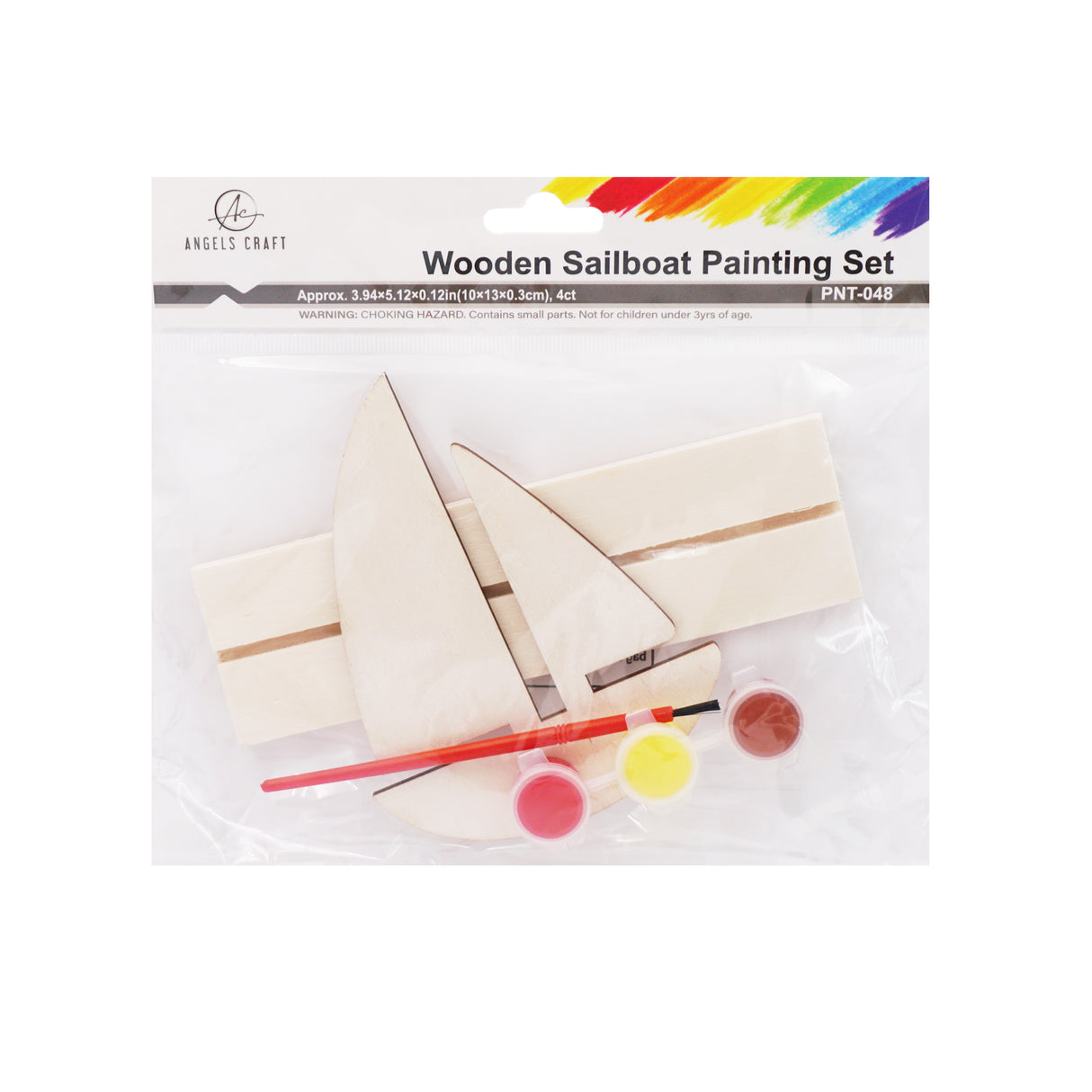 Angels Craft DIY Wooden Sailboat Art Kit