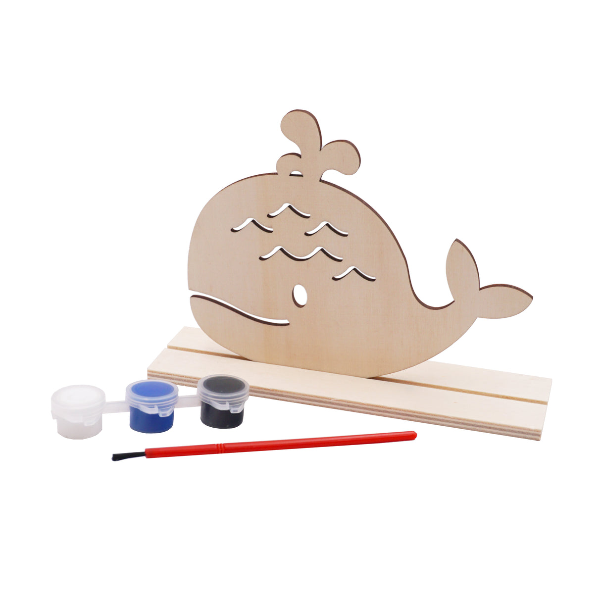 Angels Craft DIY Wooden Whale Art Kit