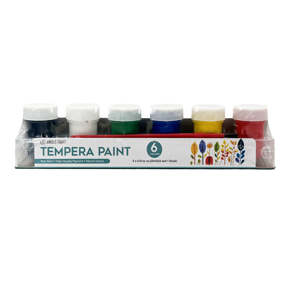 Angels Craft 6 Colors Tempera Paint Set