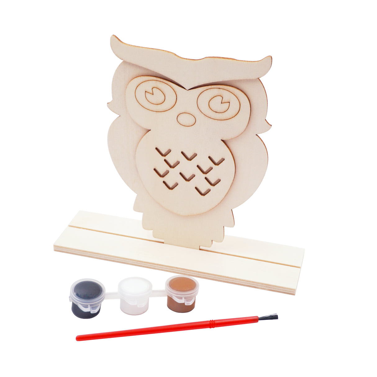 Angels Craft DIY Wooden Owl Art Kit