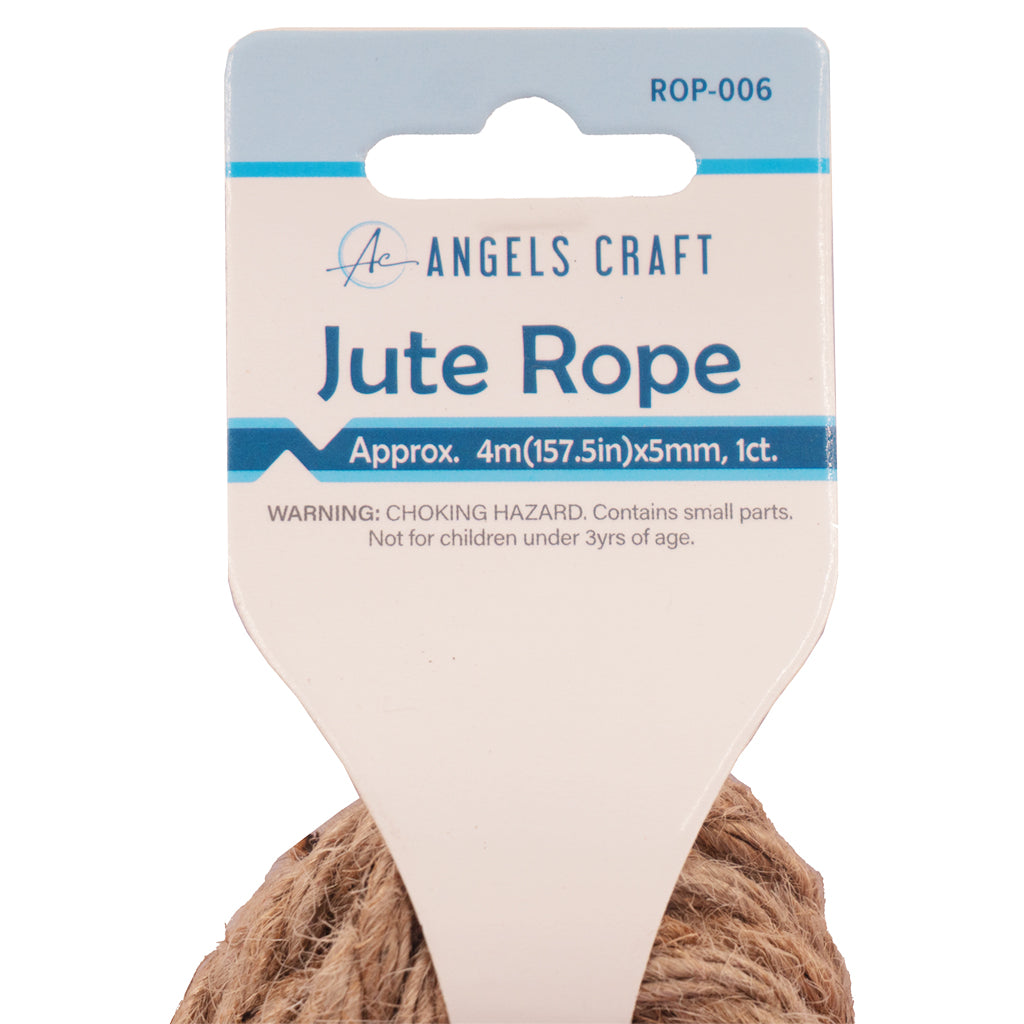 Angels Craft Jute Rope, 5mm x 157.5in