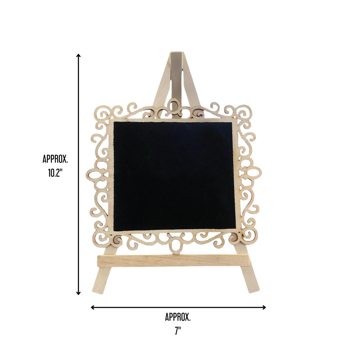 Angels Craft Chalkboard Easel in Square Shape