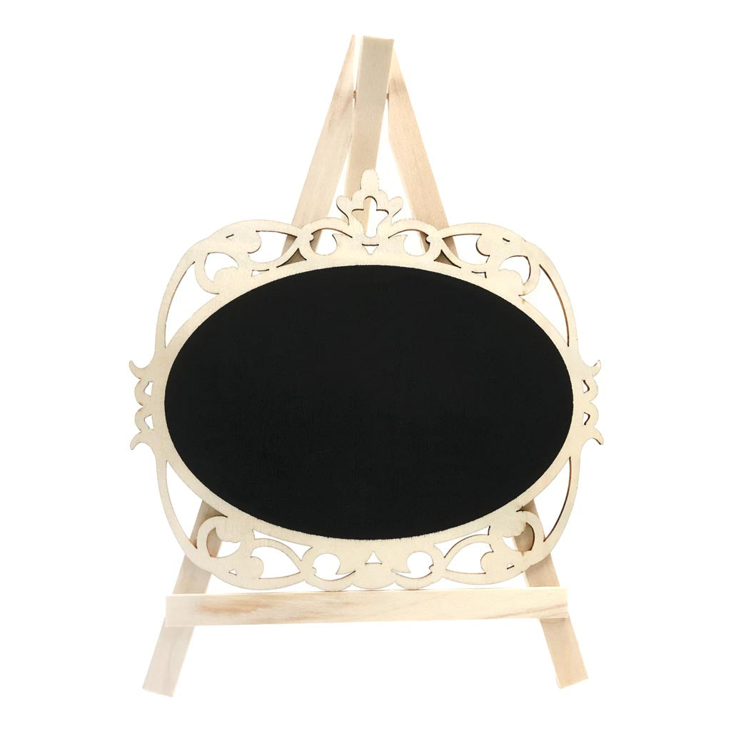 Angels Craft Chalkboard Easel in Oval Shape