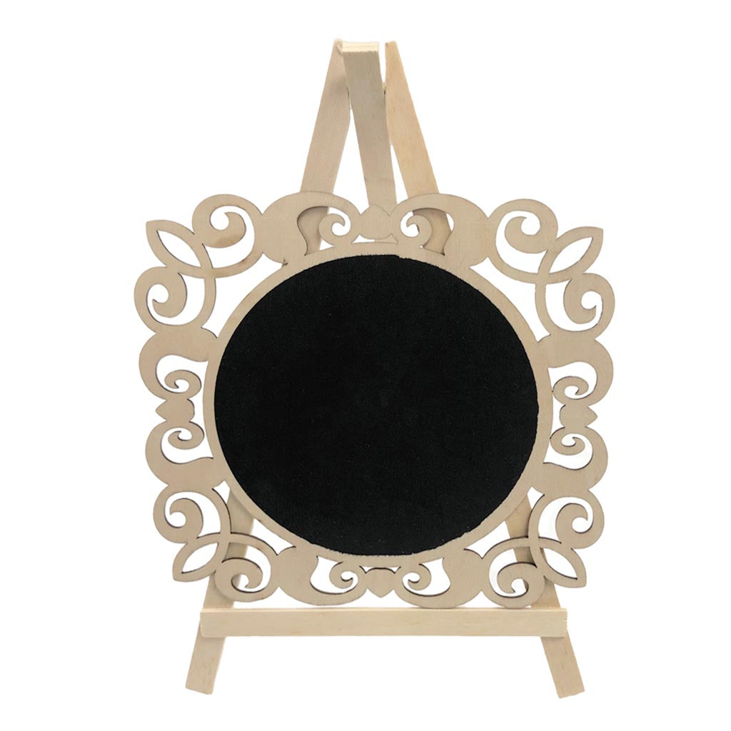 Angels Craft Chalkboard Easel in Round Shape