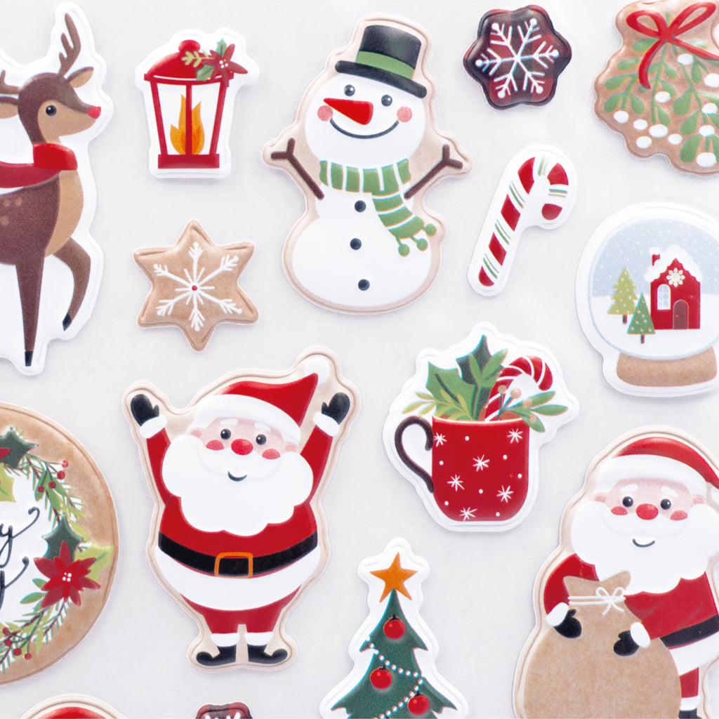 Angels Craft Stickers: Festive Cheer Christmas (39 Stickers Total)