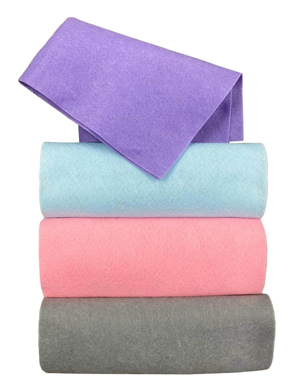 Assorted Felt Sheets (4-Pack) – 7.87" x 12" Premium Crafting Fabric