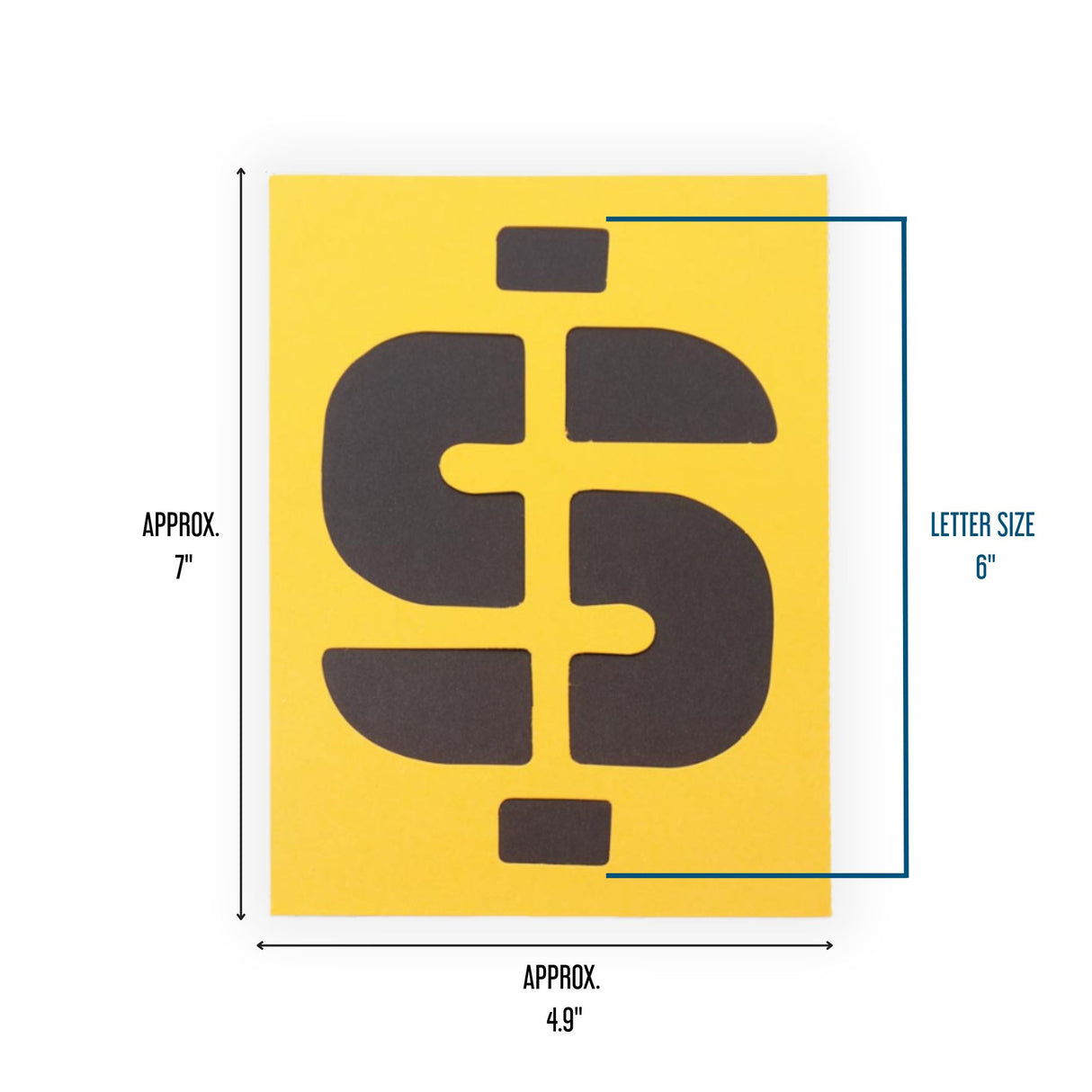 Angels Craft Paper Stencils: Alphabet Letters, Numbers & Common Symbols