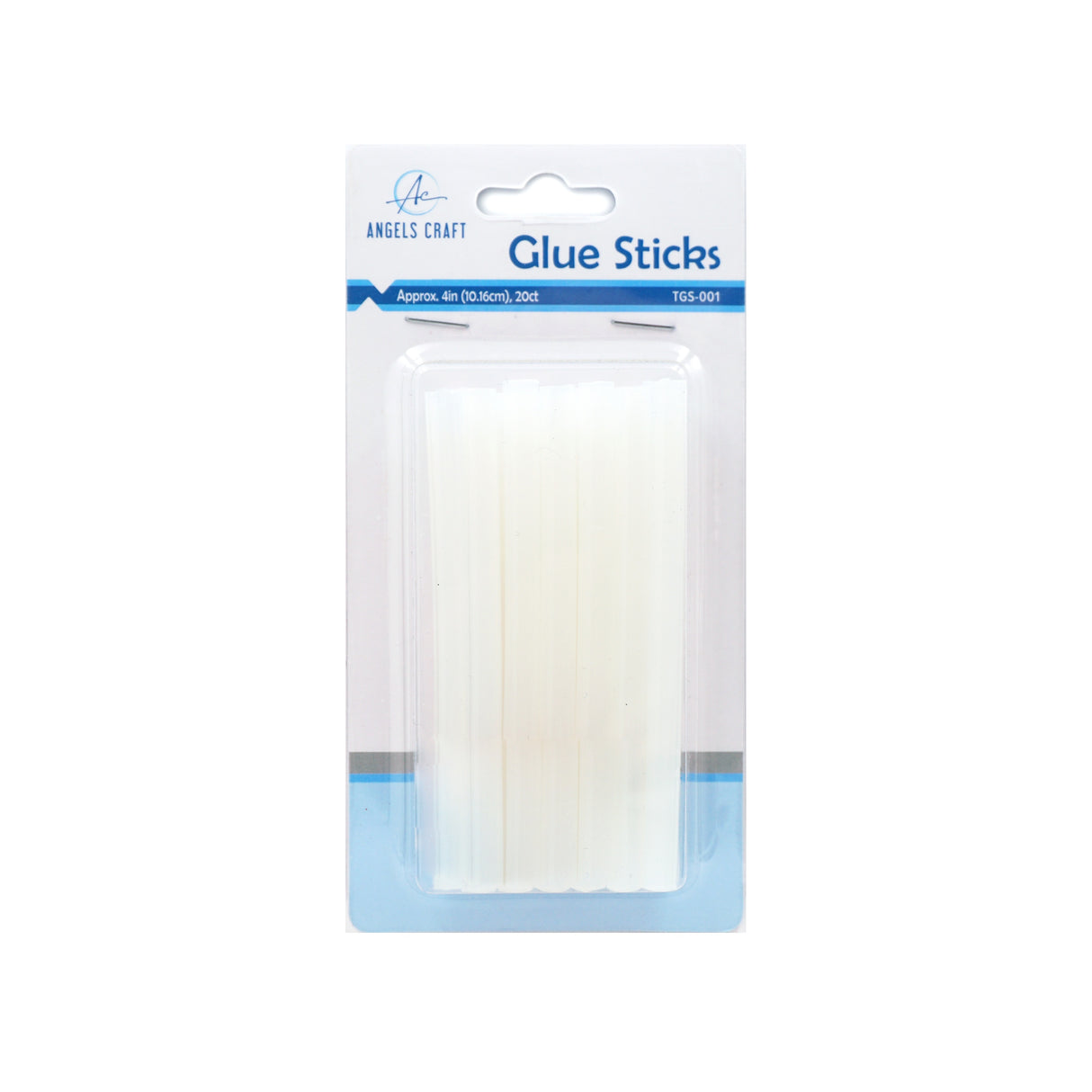 Angels Craft 20 Count Hot Melt Glue sticks, Size: 0.27" x 4"