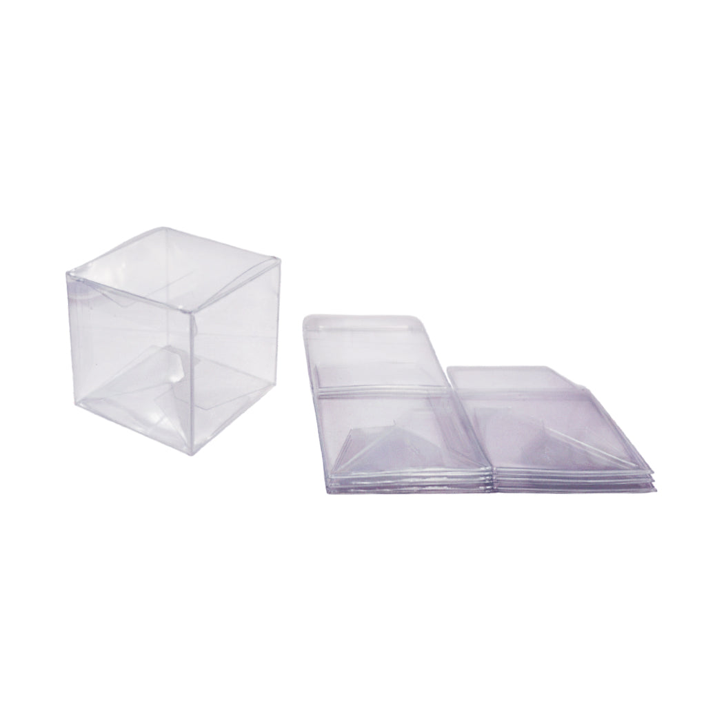 PET Mini Clear Favor Boxes, 4 Ct, 2.36 x 2.36 in
