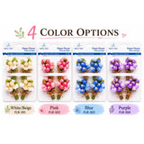 Mini Paper Flower Bouquets, 4-Pack Craft Embellishments
