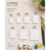 Ready-to-Paint Pre-Primed Stretched Canvases
