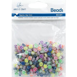 Luminous Acrylic Beads, Star, Flower, Moon & Heart
